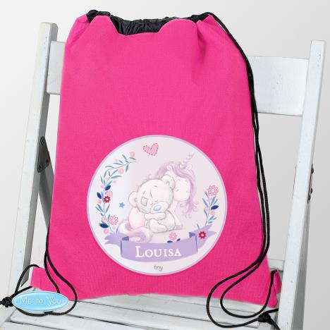 Personalised Tiny Tatty Teddy Unicorn Swim & School Bag Extra Image 1